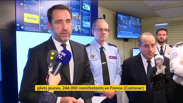282 000 manifestants, un mort et 227 blessés... Le ministre de l'Intérieur dresse le bilan de la mobilisation des gilets jaunes