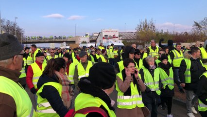 Le cortège Dijonnais des gilets jaunes