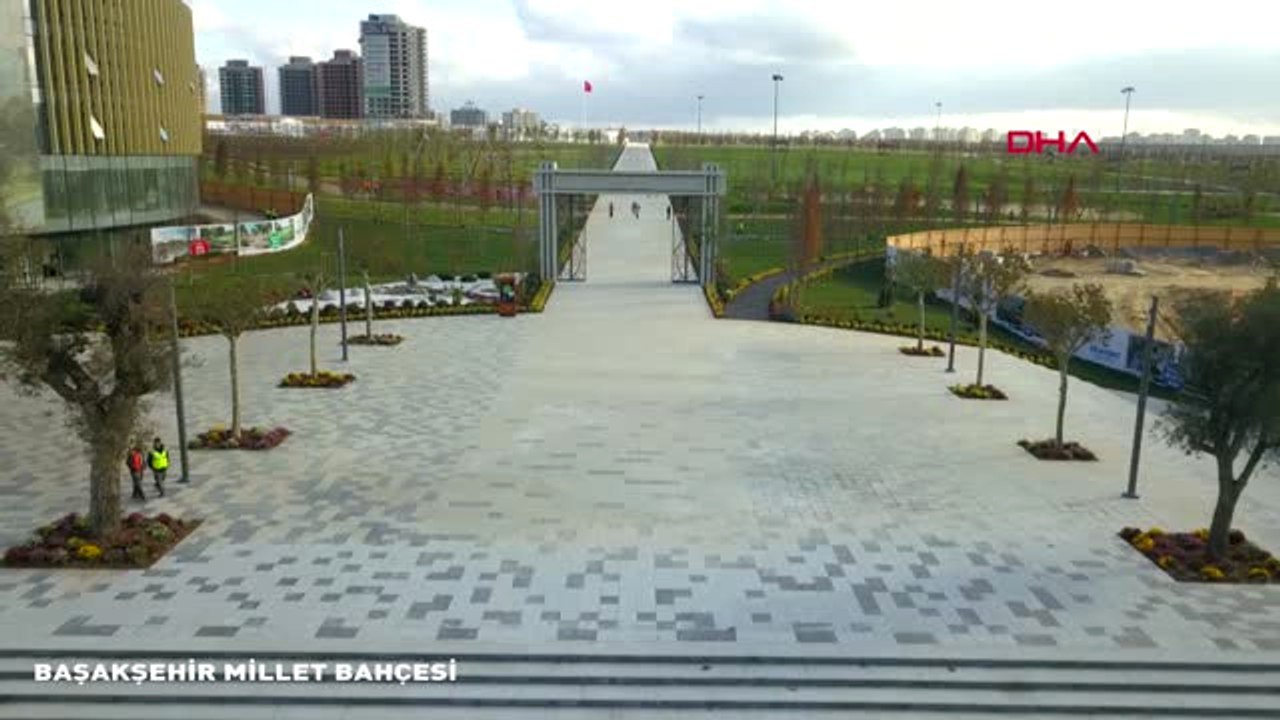 İstanbul- 5 Millet Bahçesinin Havadan Görüntüsü