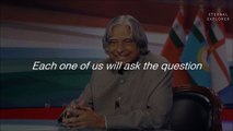 'Be Unique.Be Remembered' - APJ Abdul Kalam Inspirational Speech video - India - Eternal Explorer