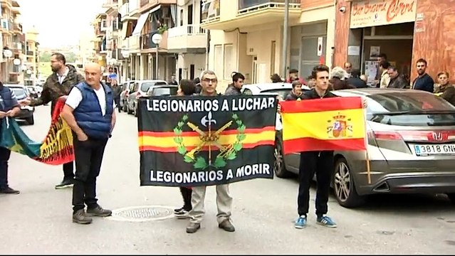 Tensión entre independentistas y simpatizantes de Vox en Tarragona