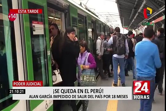 Poder Judicial dicta impedimento de salida contra Alan García