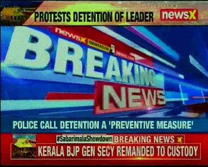 Sabarimala Showdown: BJP state secretary K Surendran remanded to judicial custody