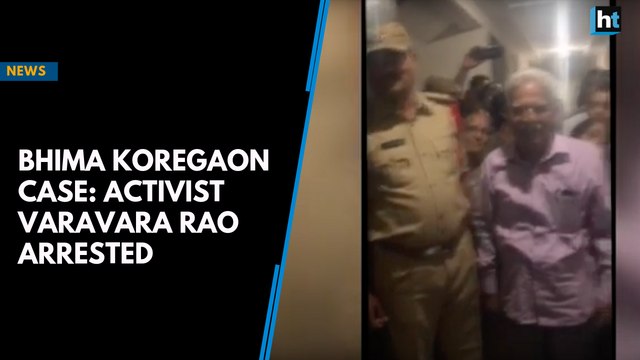 Bhima Koregaon Case: Activist Varavara Rao arrested