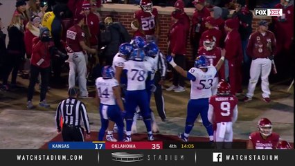 Kansas vs. Oklahoma Football Highlights (2018)