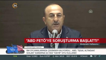 "ABD FETÖ'ye soruşturma başlattı"