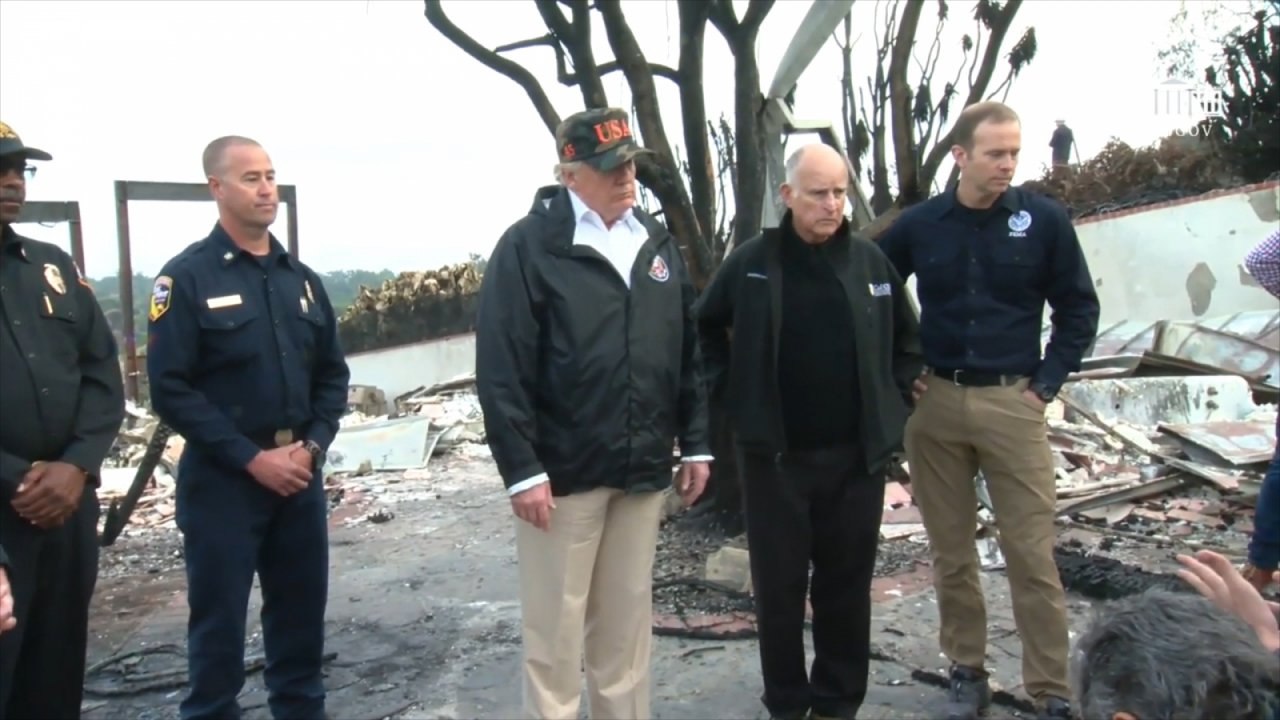 Trump Blames California Wildfires On Forest Management, Again