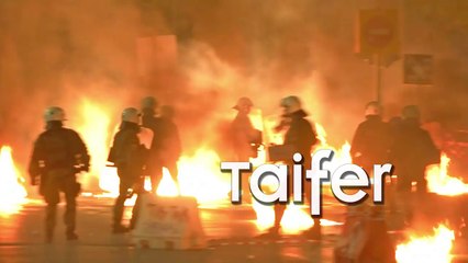 Download Video: Greece: Firebomb chaos as protesters hurl molotov cocktails at police | Κόλαση φωτιάς και μολότοφ από αναρχικούς στην Θεσσαλονίκη