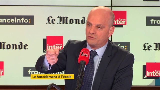 Jean-Michel Blanquer sur le harcèlement à l'école : On va éviter de plus en plus que des choses inacceptables se passent au travers des réseaux sociaux