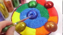 Water Balloons Foam Clay Cake Glue Slime Learn Colors Slime Icecream