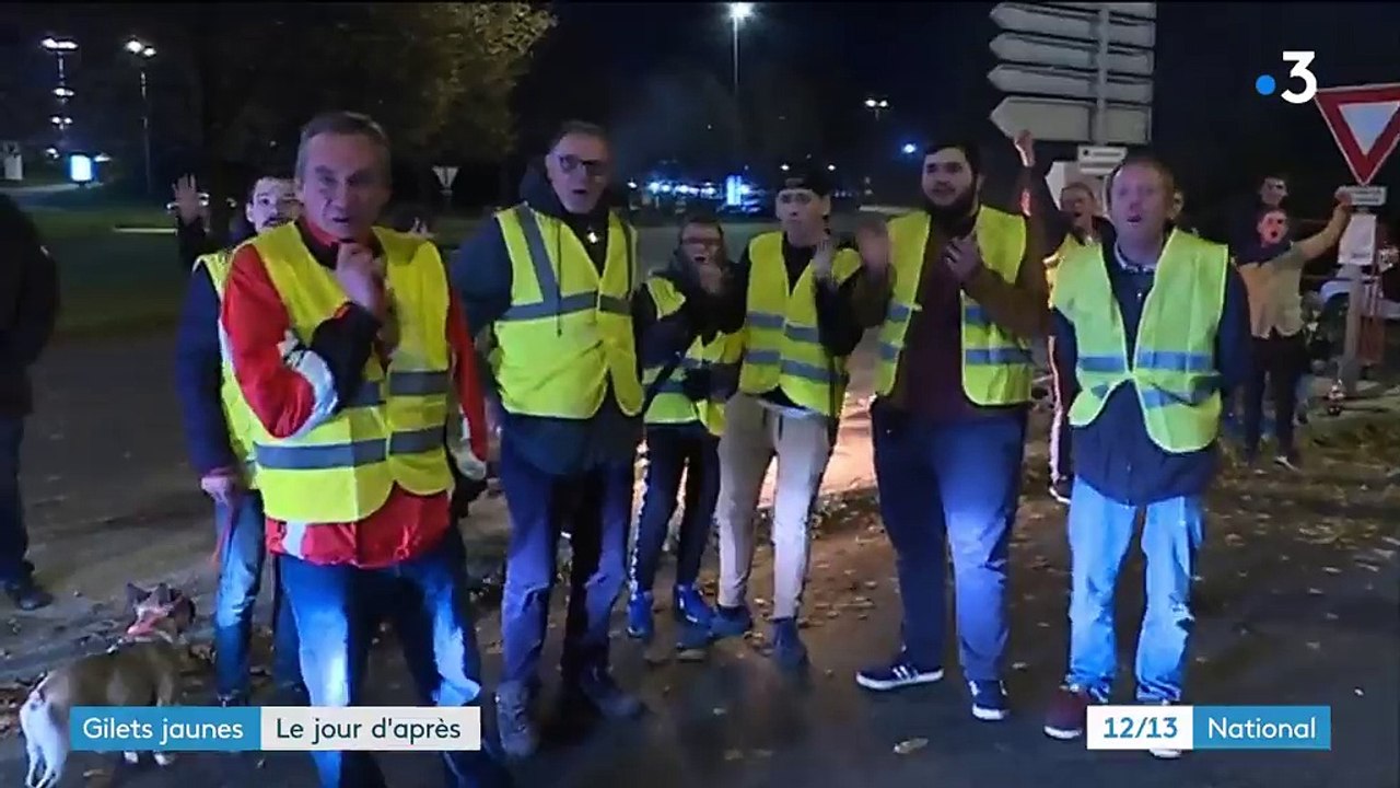 "Gilets jaunes" : les manifestants restent déterminés
