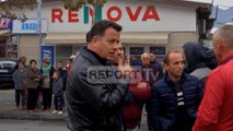 Report TV - Vijon protesta e banorëve të Unaza e Re, të pranishëm dhe deputetë të PD