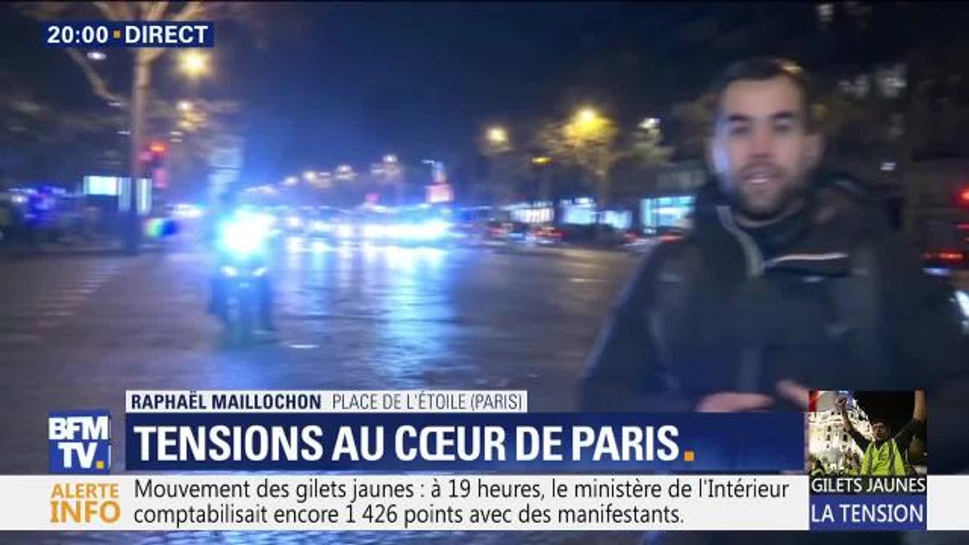Gilets Jaunes Un Journaliste De Bfm Tv Se Fait Agresser En Plein Duplex