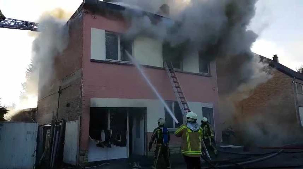 Grave incendie à Fontaine-l'Évêque