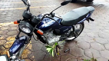 Moto furtada na Região Central é recupera pela PM