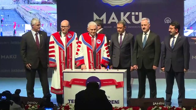TBMM Başkanı MAKÜ Diş Hekimliği Fakültesi temel atma törenine katıldı - BURDUR