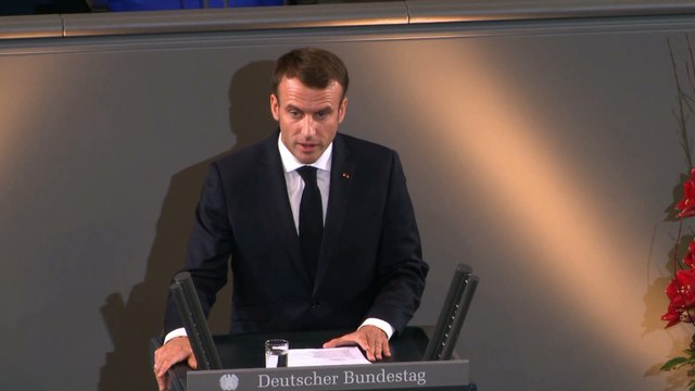 Discours du Président de la République lors de la cérémonie commémorative devant le Bundestag