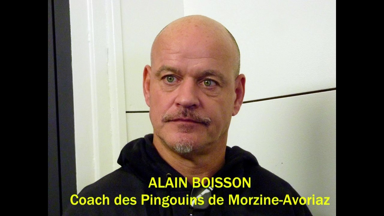 Hockey sur glace Interview Alain Boisson Coach des Pingouins de Morzine Avoriaz
