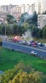 Gilets jaunes : des manifestants sur l'autoroute A50 à l'entrée de Marseille
