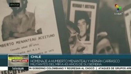 Realizan homenaje a Humberto Menanteau y Hernán Carrasco