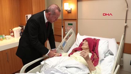 İstanbul Cumhurbaşkanı Erdoğan'dan Hasta Ziyareti