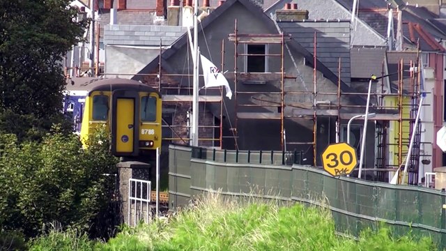 Northern Ireland Railways DEMU 8456 - Leaveing Whitehead