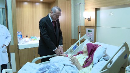 Cumhurbaşkanı Erdoğan'dan hasta ziyareti - İSTANBUL
