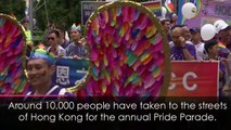 Thousands advocate for equal rights at Hong Kong Pride