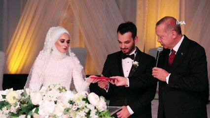 - Cumhurbaşkanı Erdoğan, Fatih Belediye Başkanı Hasan Suver’in kızının nikah şahidi oldu