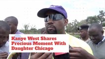 Kanye West Is A Affectionate Father To Daughter Chicago