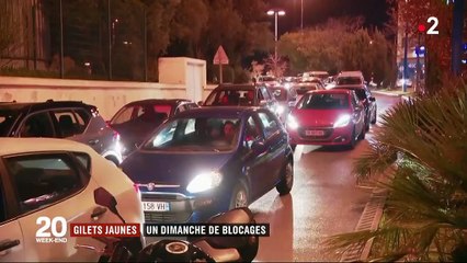 "Gilets jaunes" : un dimanche de blocages