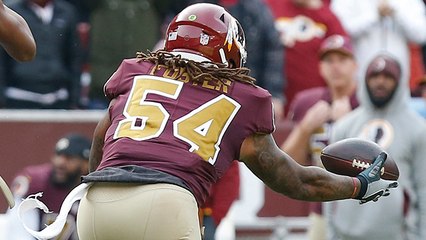 Tip drill! Mason Foster picks off Watson's pass