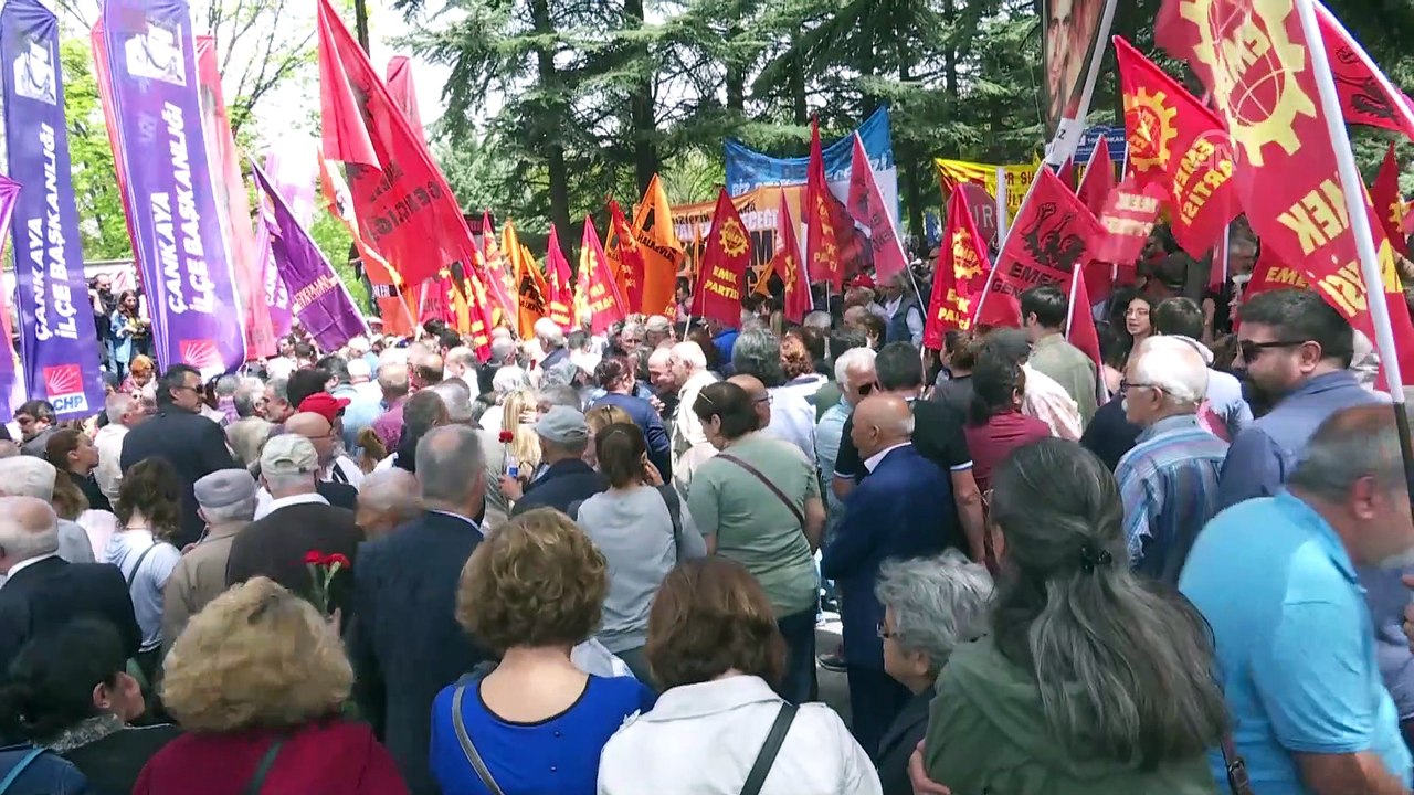 Gezmiş, Aslan ve İnan mezarları başında anıldı - ANKARA