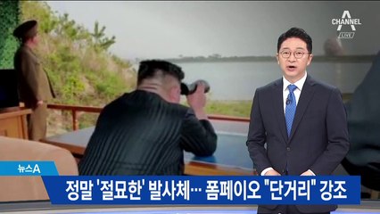 ‘미사일’ 안 쓰고 ‘단거리’ 강조한 폼페이오…미국은 괜찮다?