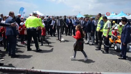 Tekirdağ'da 'Trafik Güvenliği Haftası' için düzenlenen etkinlikler eğlenceli anlara sahne oldu