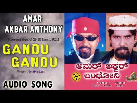 Amar Akbar Anthony | Gandu Gandu Audio Song | Thriller Manju, Sri Durga I Jhankar Music