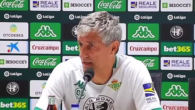 Setién sobre Europa: Mientras haya opciones vamos a ir a por ello