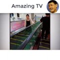 challenge couples in escalators