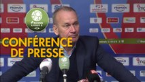 Conférence de presse AS Béziers - Stade Brestois 29 (1-0) : Mathieu CHABERT (ASB) - Jean-Marc FURLAN (BREST) - 2018/2019