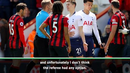 Tottenham should have had a third red card - Howe