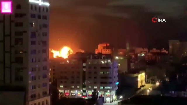 - İsrail savaş uçakları Gazze'de bir binayı vurdu- İsrail'in hava saldırılarında biri bebek 3 Filistinli hayatını kaybetti
