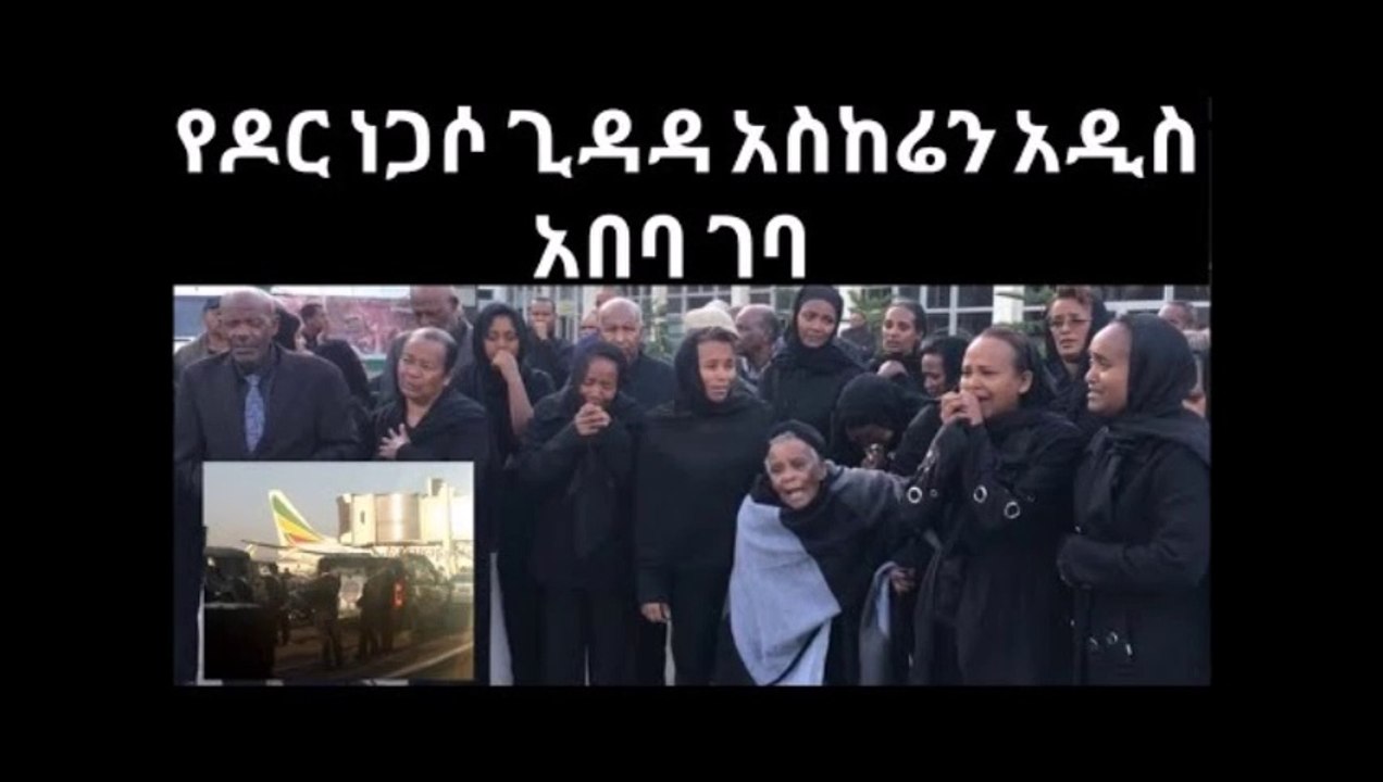 የዶር ነጋሶ ጊዳዳ አስከሬን አዲስ አበባ ገባ