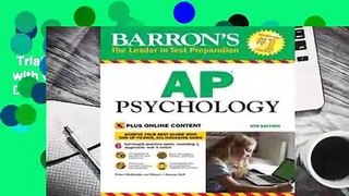 Trial New Releases  Barron's AP Psychology with Online Tests by Allyson Weseley Ed D