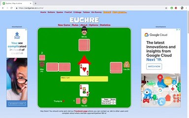 EPIC EUCHRE GAME COMEBACK