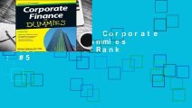Full version  Corporate Finance for Dummies  Best Sellers Rank : #5