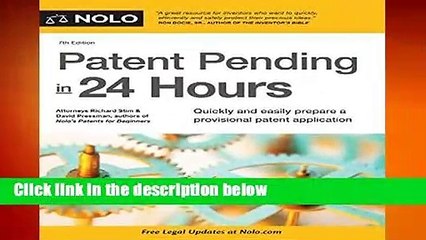 Patent Pending in 24 Hours  Review