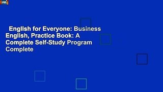 English for Everyone: Business English, Practice Book: A Complete Self-Study Program Complete
