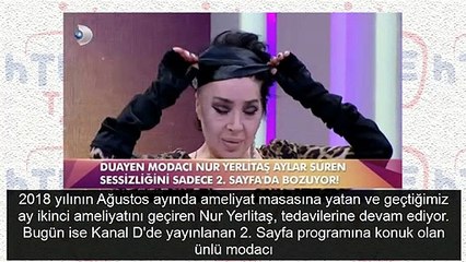 Nur Yerlitaş bir anda bandanasını çıkardı canlı yayında herkesi şoke etti