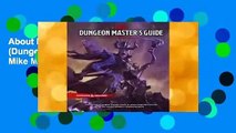 About For Books  Dungeon Master's Guide (Dungeons & Dragons, 5th Edition) by Mike Mearls