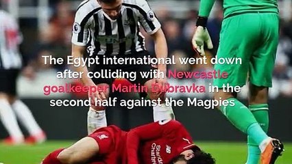 Liverpool star Salah stretchered off after head injury vs Newcastle